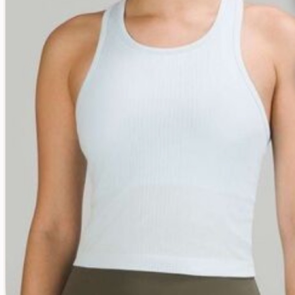LULULEMON Ebb To Street Tank with Built in Bra Size 12
